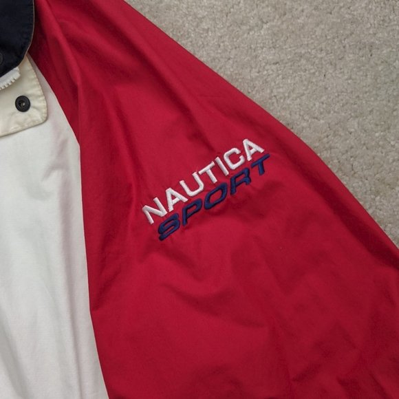 Men's NAUTICA reversible jacket vintage 1990s - Picture 5 of 6